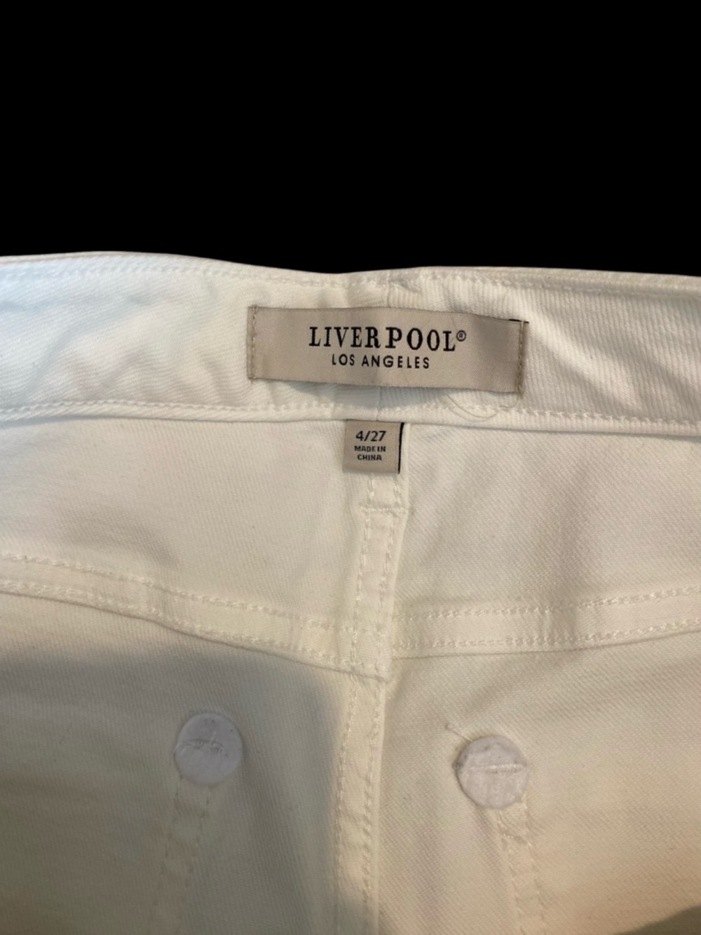 Liverpool | Women’s Liverpool Hannah Hi-Rise Flare White Split-Hem Jeans NWT 4 - Picture 12 of 13